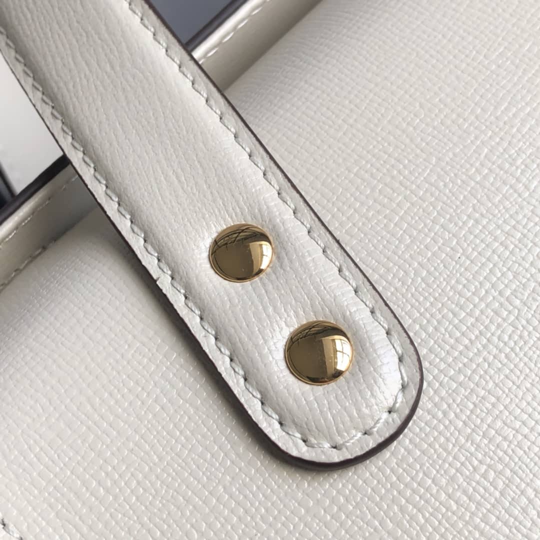 Gvc*1 Horsebit 1955 Small Top Handle Replica Bag White 627323