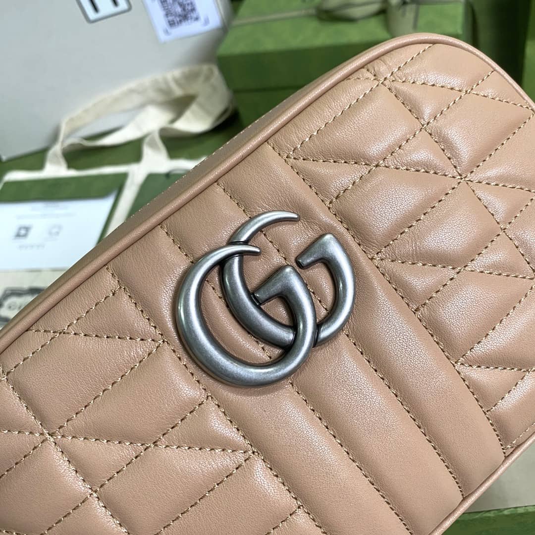 Gvc*1 Marmont Dupe GG Small Matelassé Shoulder Bag Replica 447632