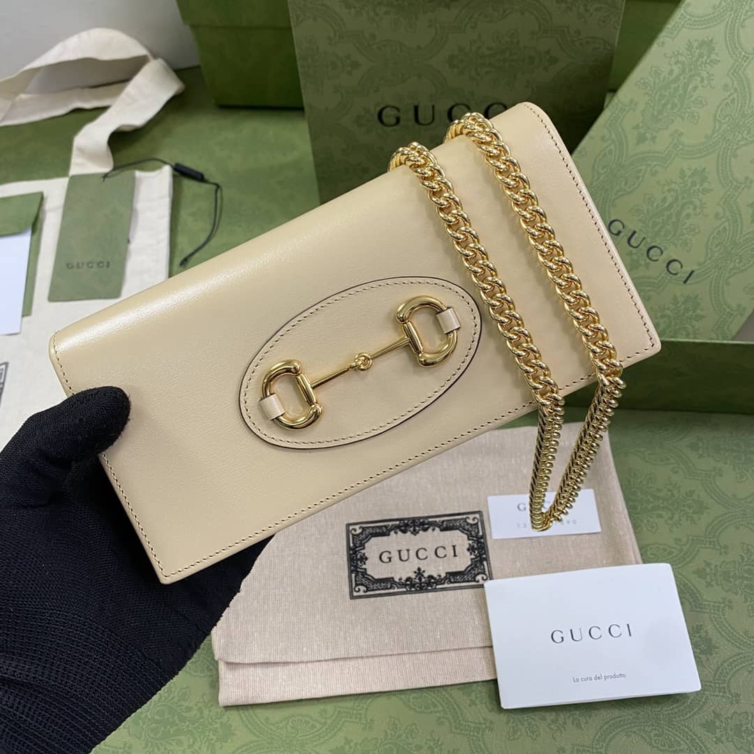 Gvc*1 1955 Horsebit Chain Wallet Replica 621892