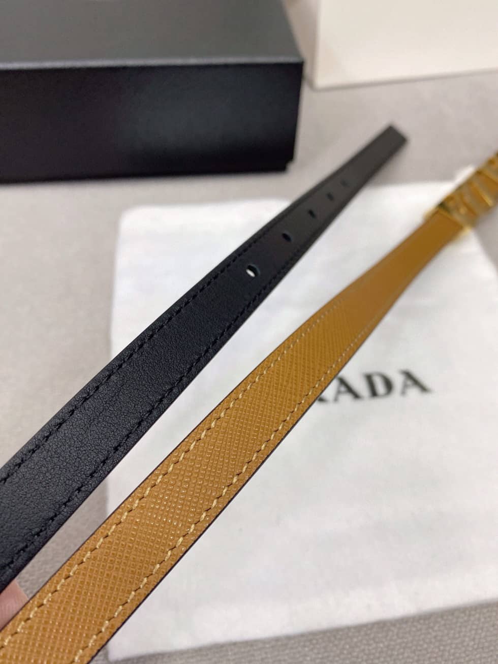 High Quality Pra*a Belt 15mm For Lady