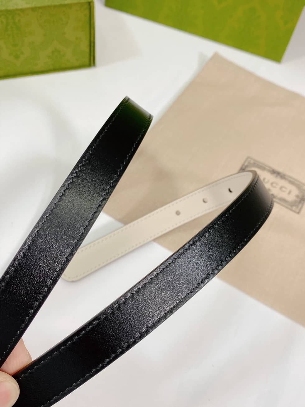 Gvc*1 Belt First Copy 20mm For Lady