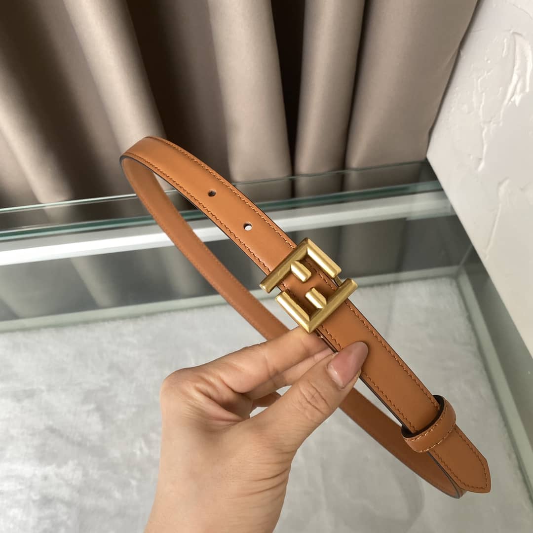 Fake F**di Logo Belt 20mm For Lady