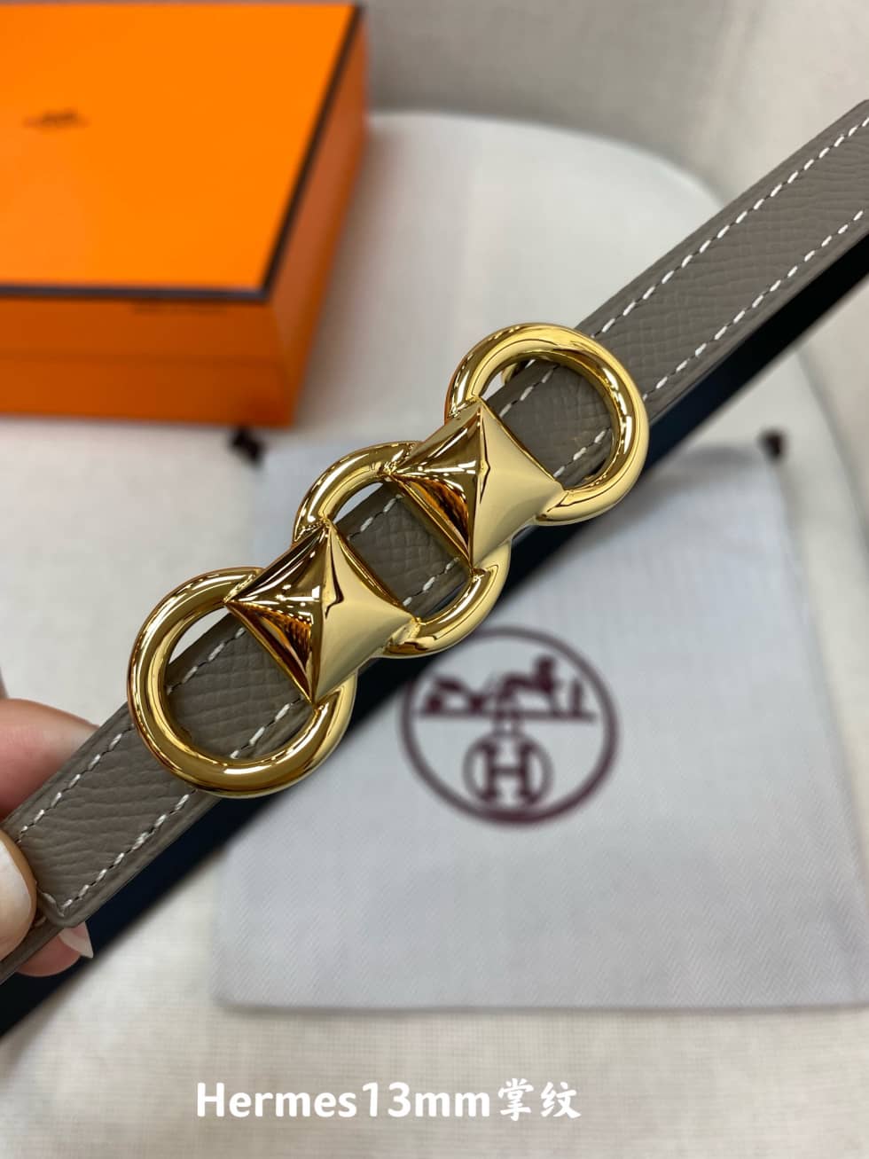Wholesale H**me5 Logo Belt 13mm For Lady