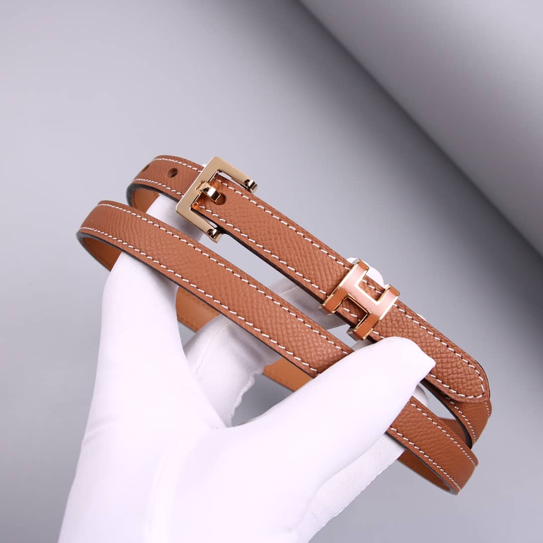 Fake H**me5 Logo Belt 15mm For Lady