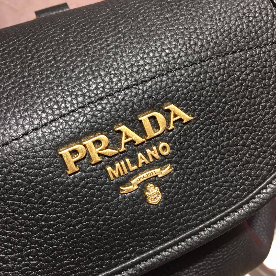 Pra*a Backpack Dupe Calf Leather Leather