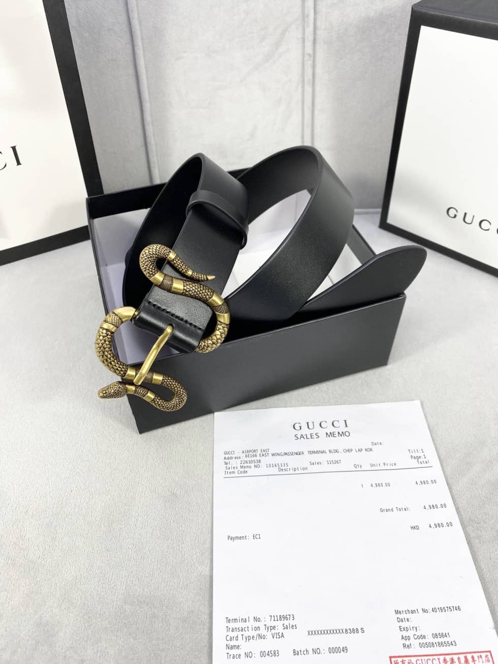 Knockoff Gvc*1 Logo Belt 40mm