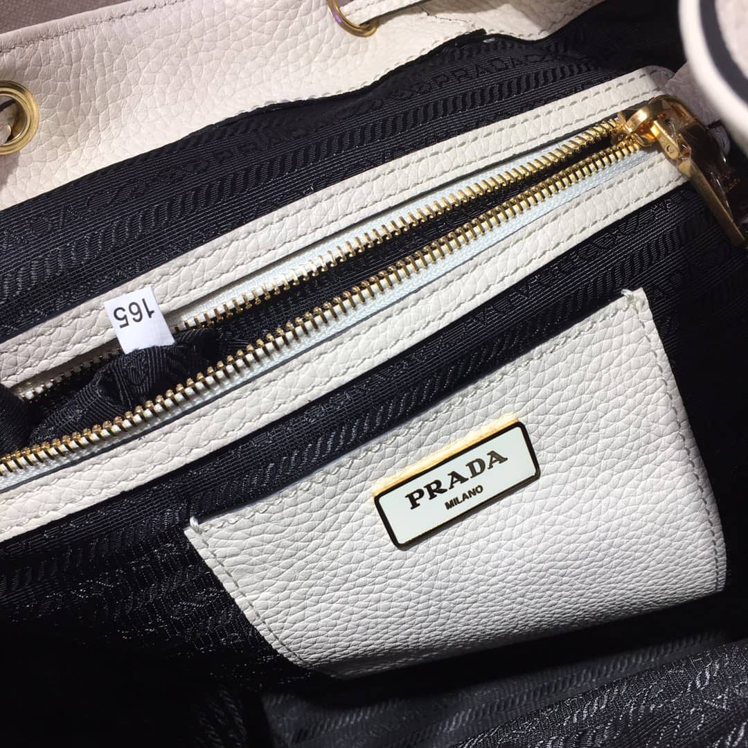 Pra*a Backpack Dupe Calf Leather Leather