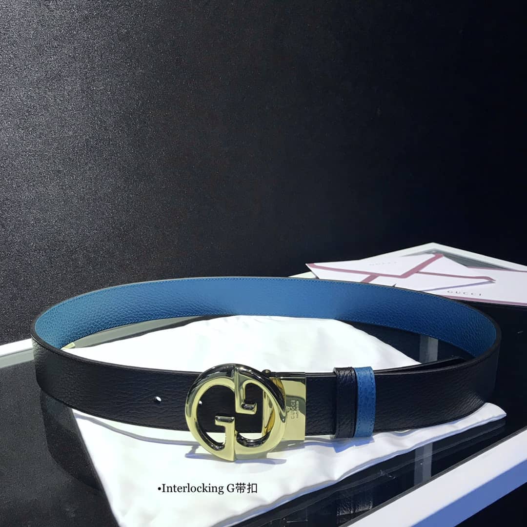 7 Star Gvc*1 Leather Belt 37mm