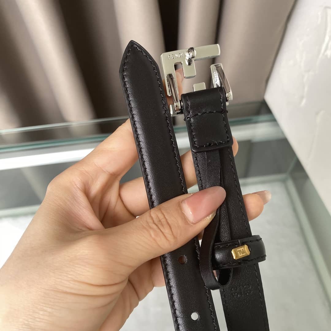 Knockoff F**di Logo Belt 20mm For Lady