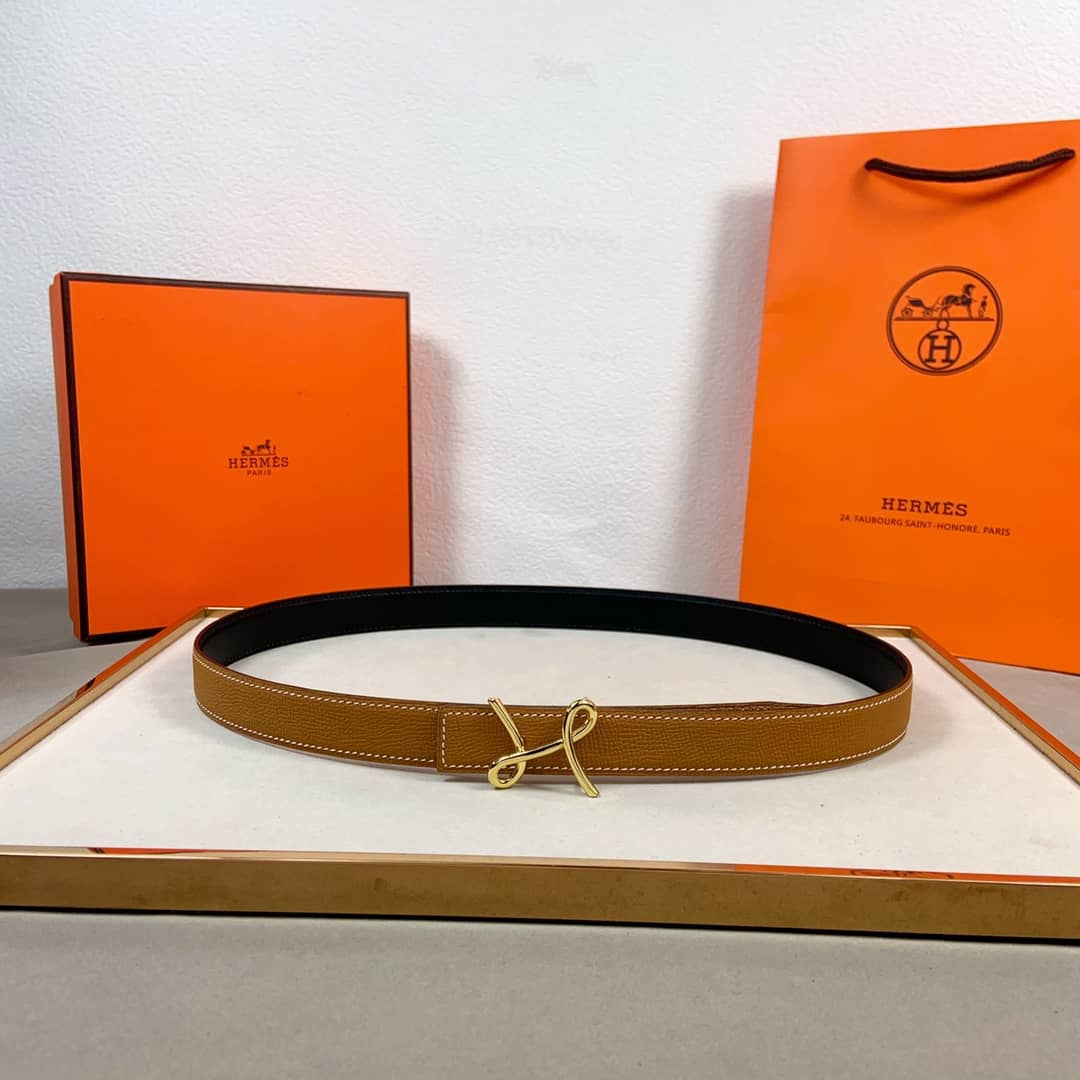 Wholesale H**me5 Logo Belt 24mm For Lady