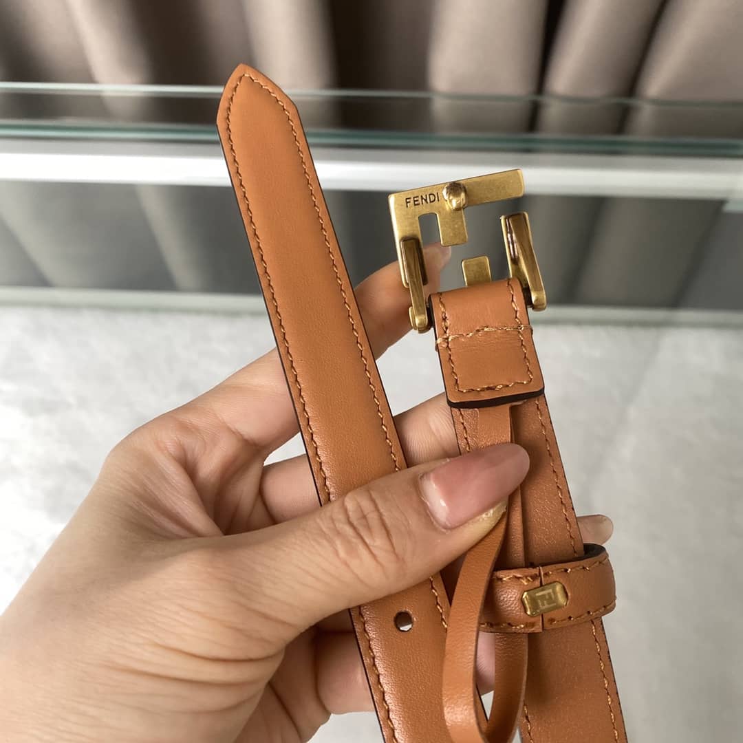 Fake F**di Logo Belt 20mm For Lady
