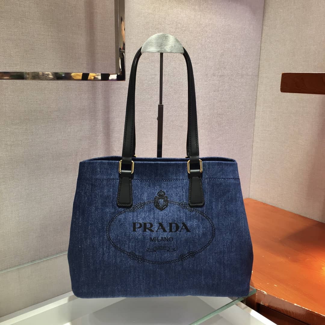 Pra*a Raffia Tote Dupe Small Linen Blend Calf Leather Replica Tote