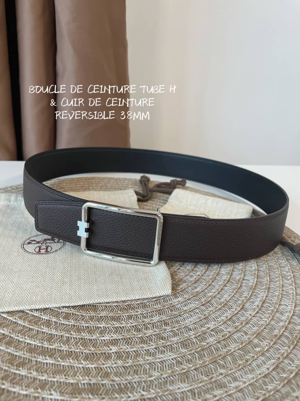 Fake H**me5 Logo Belt 38mm