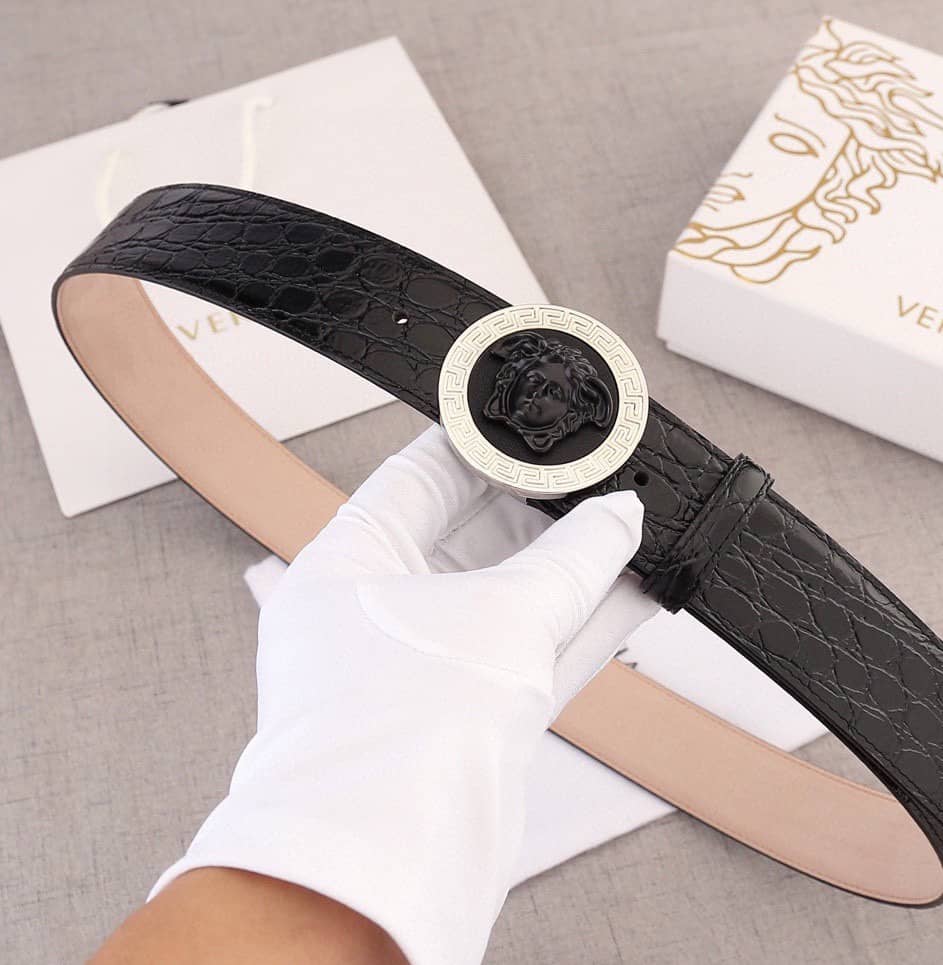 7 Star Versace Leather Belt 40mm