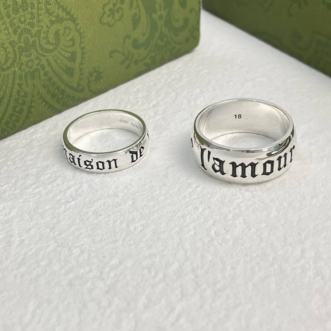 Knockoff Gvc*1 Logo Ring