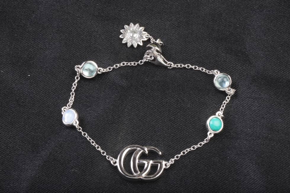 Fake Gvc*1 Logo Bracelet