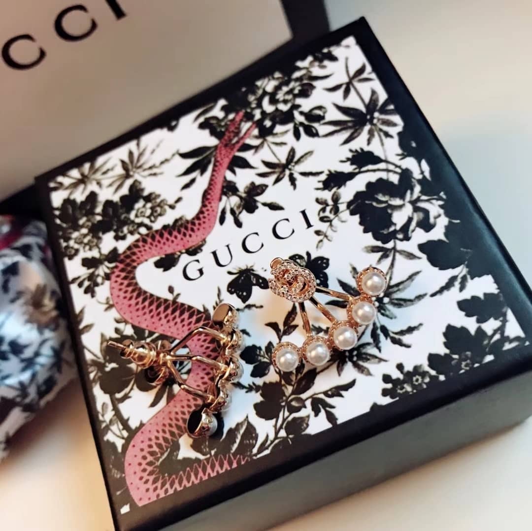 Fake Gvc*1 Logo Earring