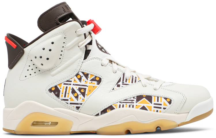 Air Jordan 6 Retro  Quai 54   Sail Gum  CZ4152-100