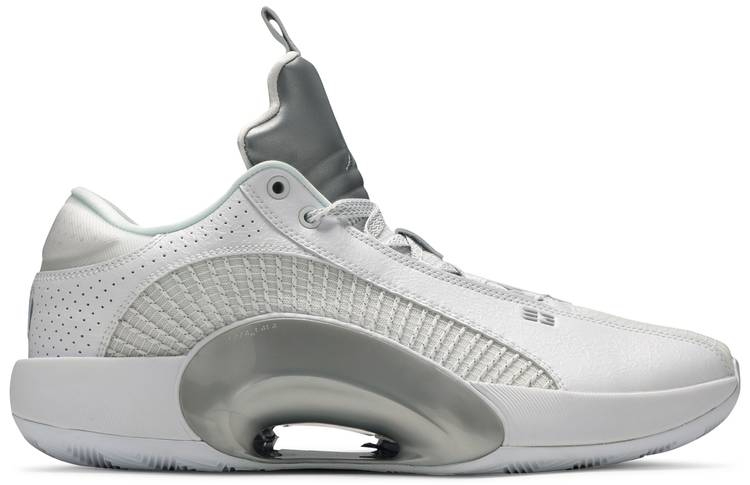 Air Jordan 35 Low PF  White Metallic Silver  CW2459-100