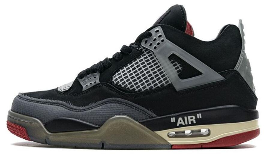 Off-White x Air Jordan 4 Retro CV9388-001 Replicas