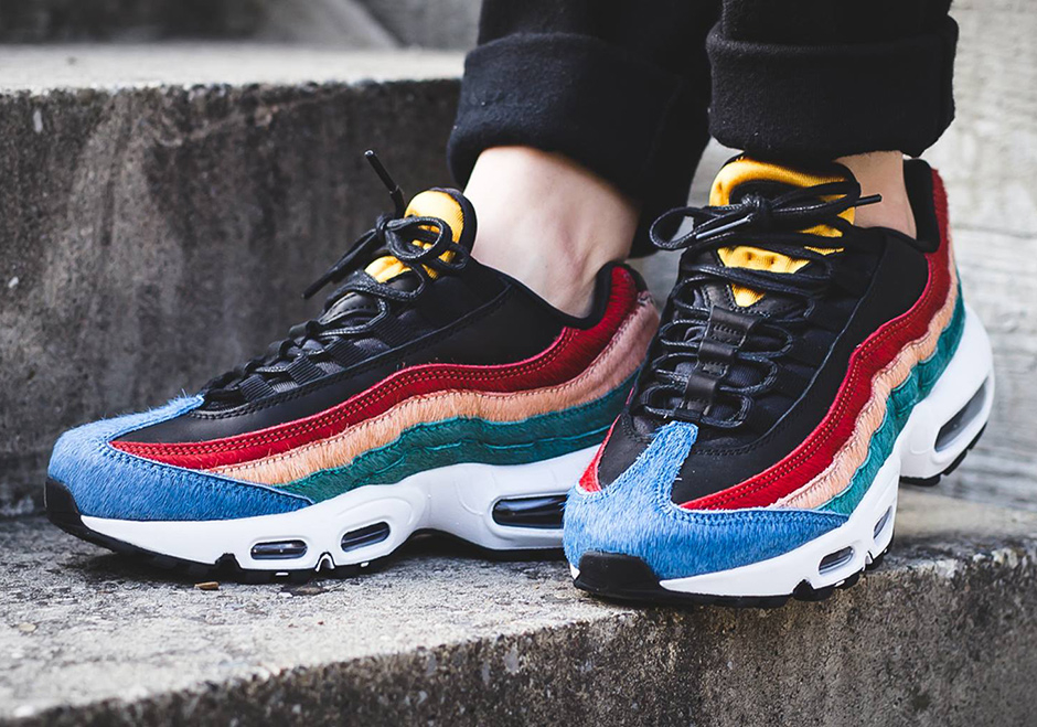 Wmns Air Max 95  Multicolor Pony Hair  807443-003
