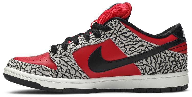 Svp*me x Dunk Low Premium SB  Red Cement  313170-600