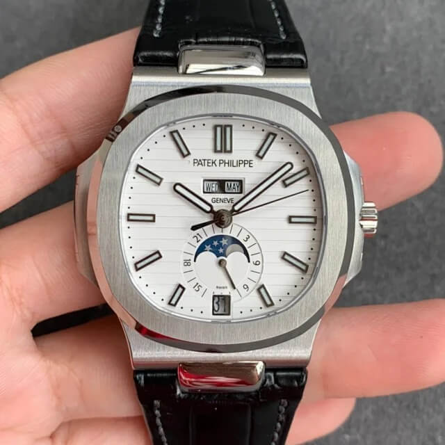 Replica Pat*k Phi1i*pe Nautilus 5726/1A-010 1:1 Best Edition GR Factory Leather Strap