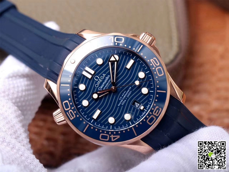 Replica 0me*ga Seamaster 210.62.42.20.03.001 1:1 Best Edition VS Factory Blue Dial Swiss ETA8801