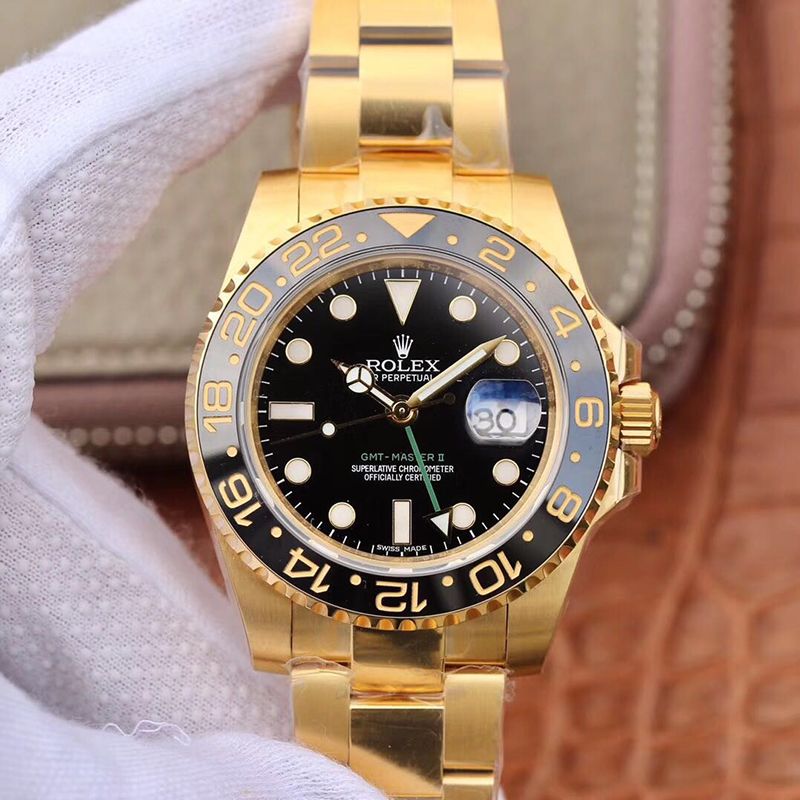 Replica R01ex GMT Master II 116718 40mm EW Factory 1:1 Best Edition Swiss ETA2836 Black Dial