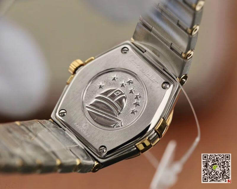 Replica 0me*ga Constellation Quartz Ladies 18K Yellow Gold D1am0nd Dial TW Factory 1:1 Best Edition Swiss Eta Quartz 1376