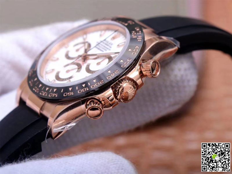 R01ex Daytona Replica M116515LN-0019 1:1 Best Edition Noob Factory White Dial Swiss ETA4130