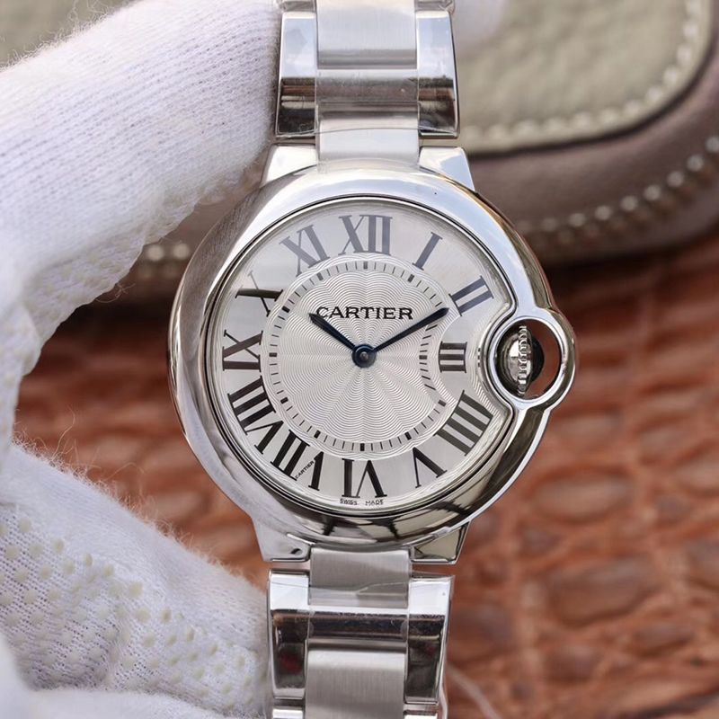 Replica Ballon Bleu De Ca*t1er W6920084 V6 Factory 1:1 Best Edition Swiss Quartz ETA157 Silver Dial