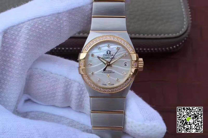Replica 0me*ga Constellation Double Eagle Lady 3S Factory 1:1 Best Edition Swiss ETA8520