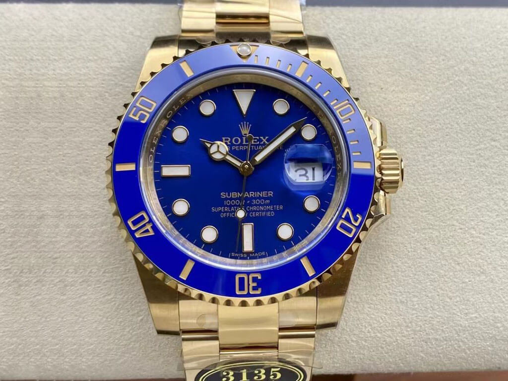 Replica R01ex Submariner M116618LB-0003 1:1 Best Edition Clean Factory Blue Dial