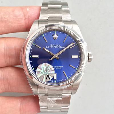 Replica R01ex Oyster Perpetual 39mm 114300 JF Factory 1:1 Best Edition Swiss ETA3132 Blue Dial