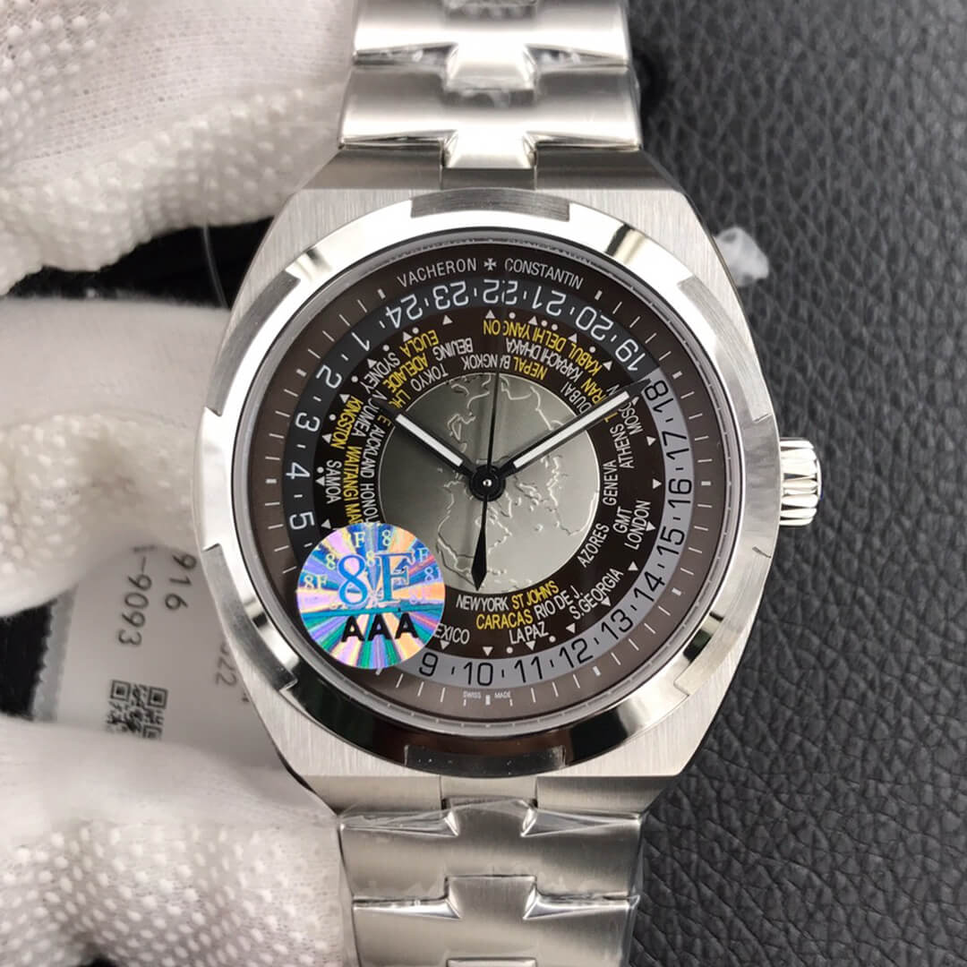Replica Vacheron C0nstan1n Overseas 7700V/110A-B176 1:1 Best Edition 8F Factory Brown Dial