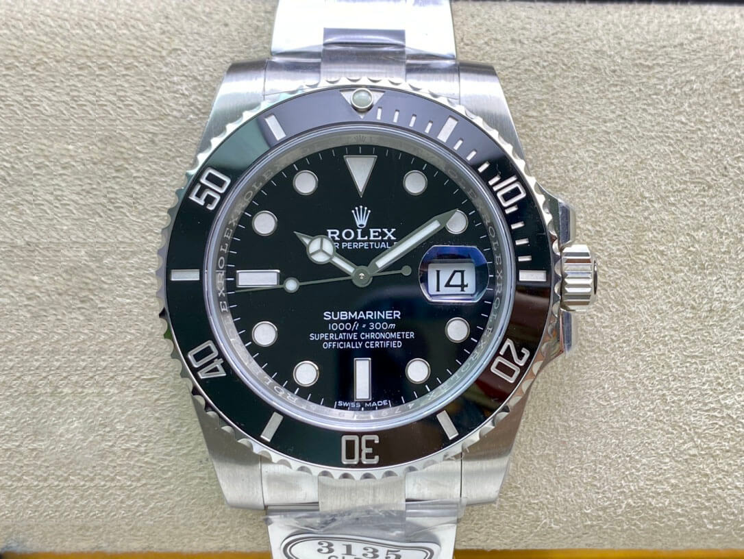 R01ex Submariner Replica 116610LN-97200 1:1 Best Edition Clean Factory V4 Black Bezel