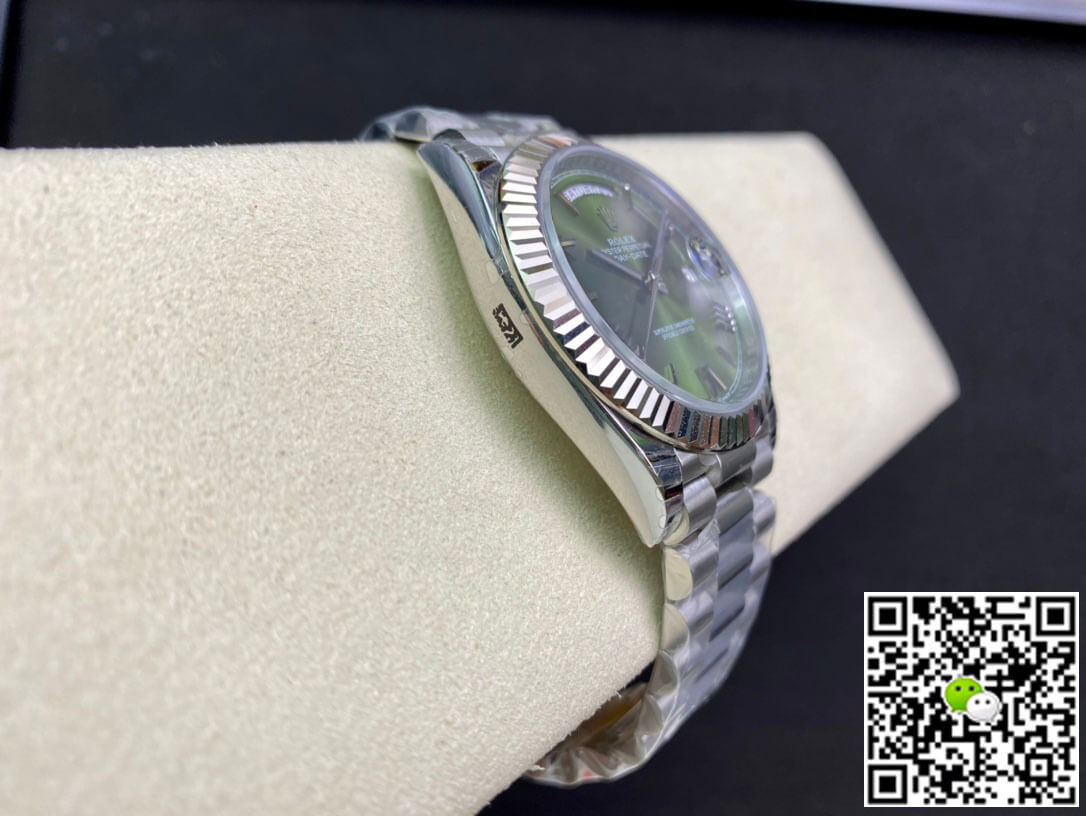 Replica R01ex Day Date M228239-0033 1:1 Best Edition EW Factory Olive Green Dial