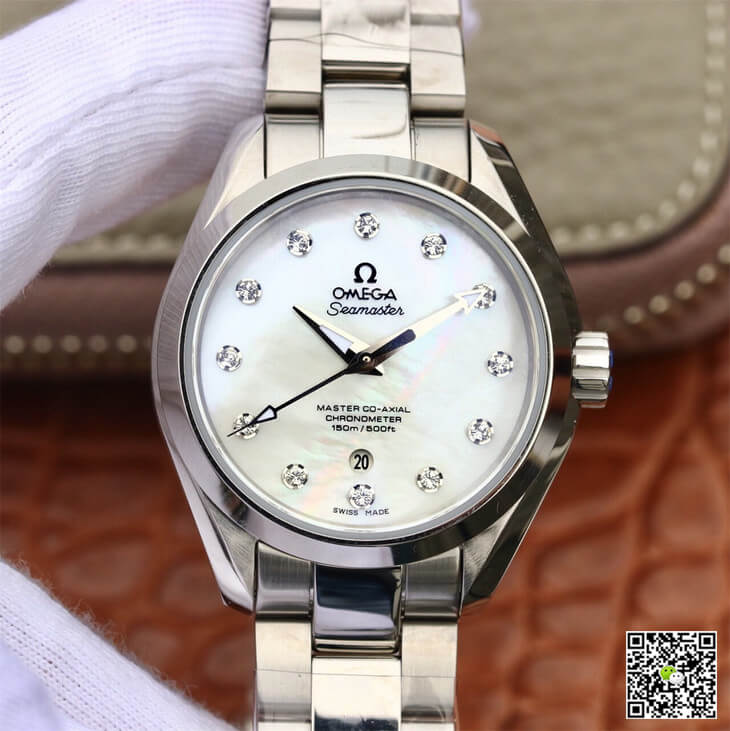 Replica 0me*ga Seamaster 231.10.34.20.55.002 Aqua Terra 150M 1:1 Best Edition 3S Factory White Dial