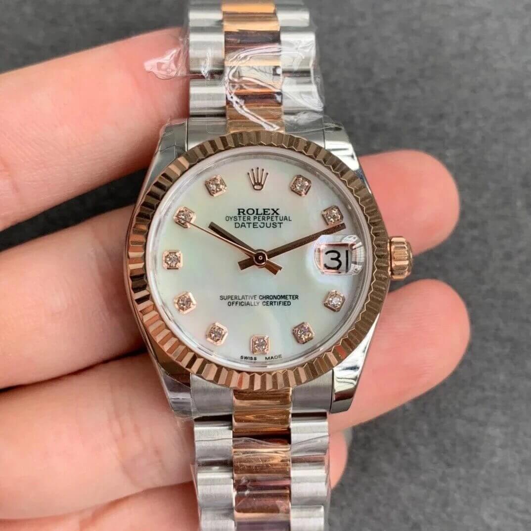 Replica R01ex Datejust M278271-0025 1:1 Best Edition GS Factory D1am0nd-set Dial