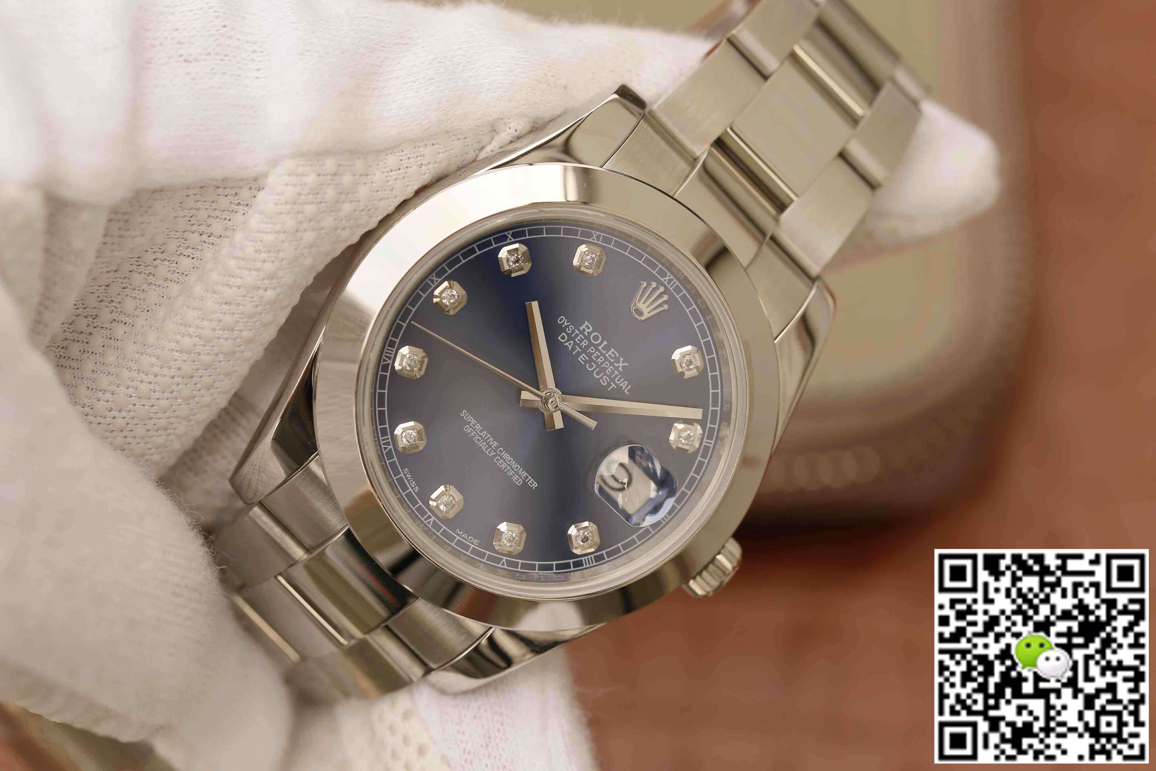 Replica R01ex Datejust M126300 1:1 Best Edition EW Factory Blue Dial