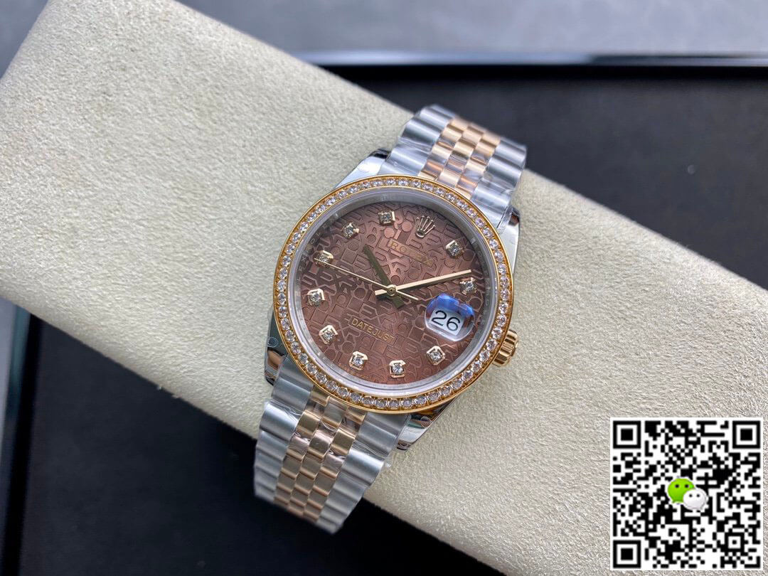 Replica R01ex Datejust M126281RBR-0013 1:1 Best Edition BP Factory Brown Dial