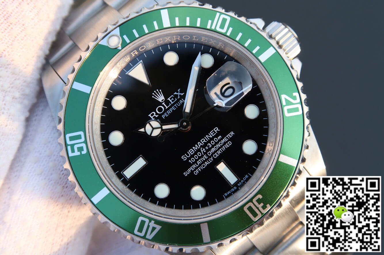 R01ex Submariner Replica 16610LV-93250 1:1 Best Edition Black Dial