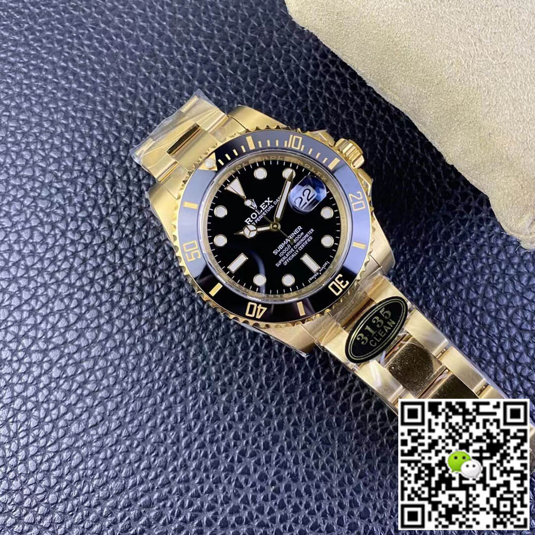 Replica R01ex Submariner 116618LN-97208 1:1 Best Edition Clean Factory Black Dial