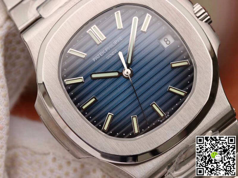 Replica Pat*k Phi1i*pe Nautilus Jumbo 5711/1A-010 PF Factory 1:1 Best Edition Swiss ETA324 Blue Dial