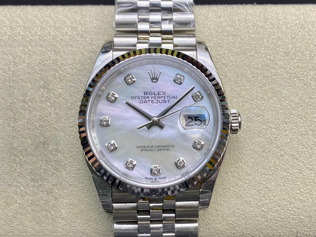 Replica R01ex Datejust 178384-NG-63160 31MM 1:1 Best Edition EW Factory Silvery White Dial