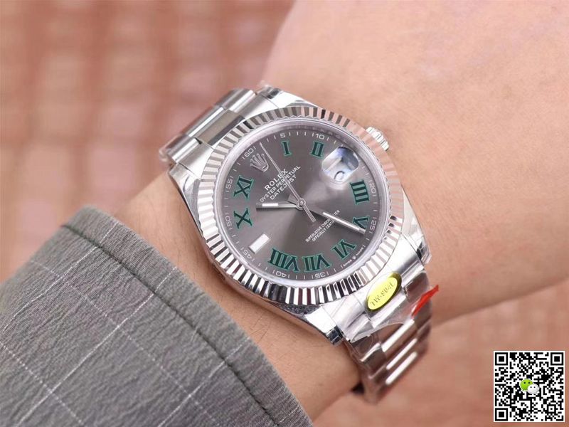 Replica R01ex Datejust M126334-0021 1:1 Best Edition TW Factory Gray Dial Swiss ETA3235