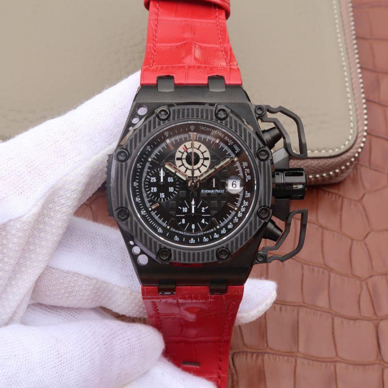 Replica Audemars P1g*et Royal Oak Offshore 26165IO.OO.A002CA.02 Noob Factory 1:1 Best Edition Swiss ETA7750 Black Dial