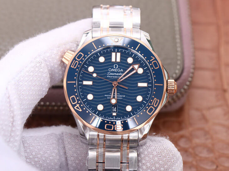 Replica 0me*ga Seamaster 210.20.42.20.03.002 1:1 Best Edition VS Factory Blue Dial