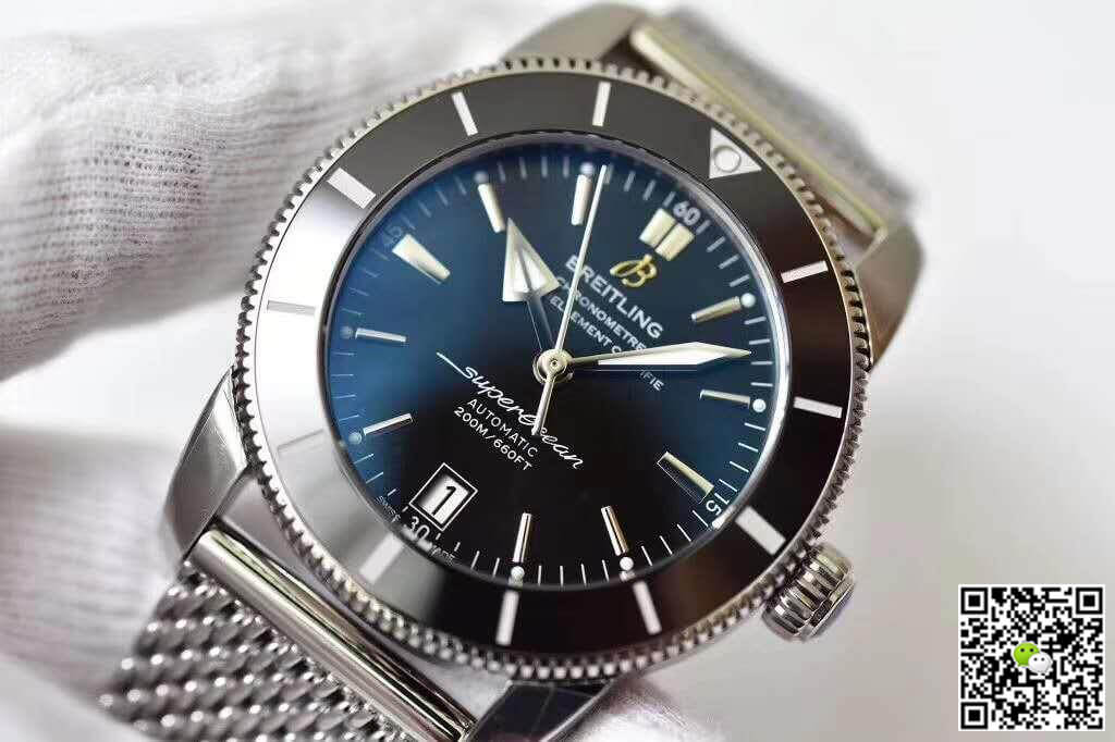 Breitling Replica S*perocean Heritage II AB201013 GF Factory 1:1 Best Edition Swiss ETA9015 Blue Dial